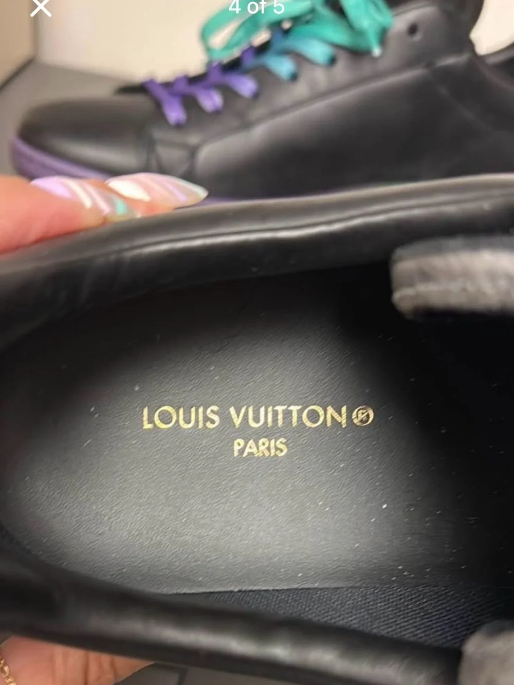 Men’s Louis Vuitton Luxembourg Samothrace Sneakers Size 10